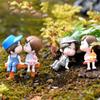 6Pcs/set Cartoon Lovers Mini Figure Miniatures DIy Fairy Garden Dollhouse Decoraton Moss Terrarium Micro Landscape
