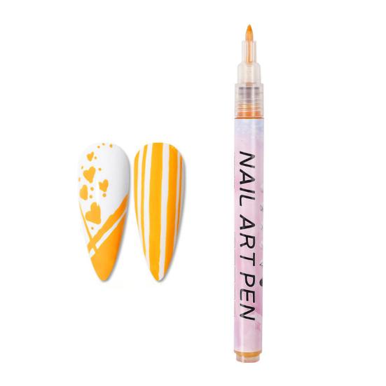 Набор ручек для нейл-арта 12 цветов, гелевая ручка-лайнер для рисования, водостойкая, быстросохнущая, DIY маркер для ногтей, гелевый карандаш для граффити и точек для дома и салона