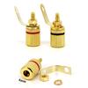 306 Gold-plated Binding Post 4MM Banana Plug Power Socket Speaker Terminal Audio Terminal for Audio Cable Connector
