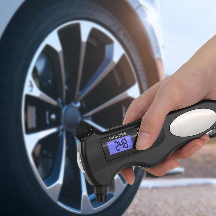 Многофункциональный цифровой манометр для шин