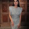 Women Sexy Elegant O-neck Mini Dress Fashion Shiny Sequins Short Sleeve Dresses Trend Bodycon Evening Gown