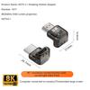 HOT! 2.1 Male To Female Adapter 8K@60Hz Male To Female Connector Up Down Angle 90 270 360 Degree For HDMI Cable PC Laptop HDTV