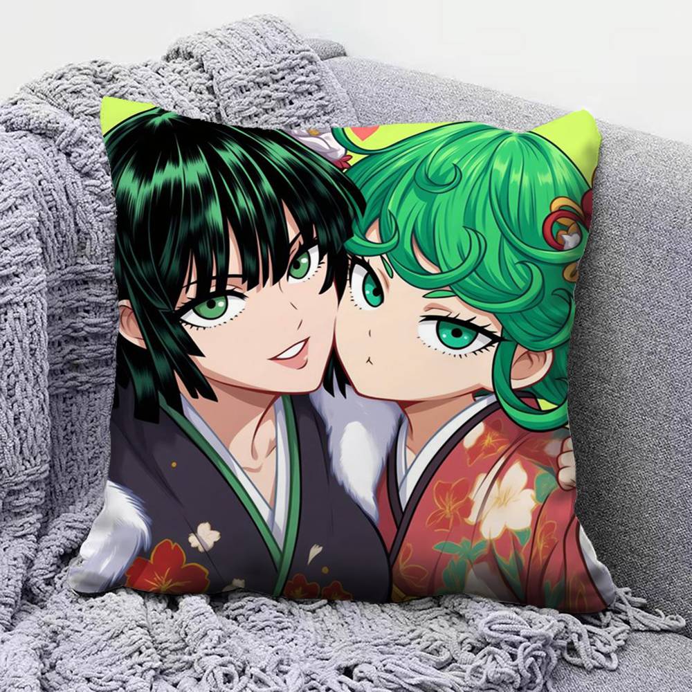 Anime T-Tatsumaki One Punch Man Pillow Covers, Home Sofa Cushion Covers And Aecorative Custom