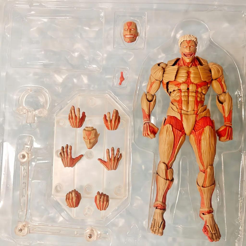 В наличии Атака Титанов Amazing Yamaguchi Revoltech Nr068 Женская Титан Энни Леонхарт Фигурка Gk Коллекционная Модель Игрушка Подарок
