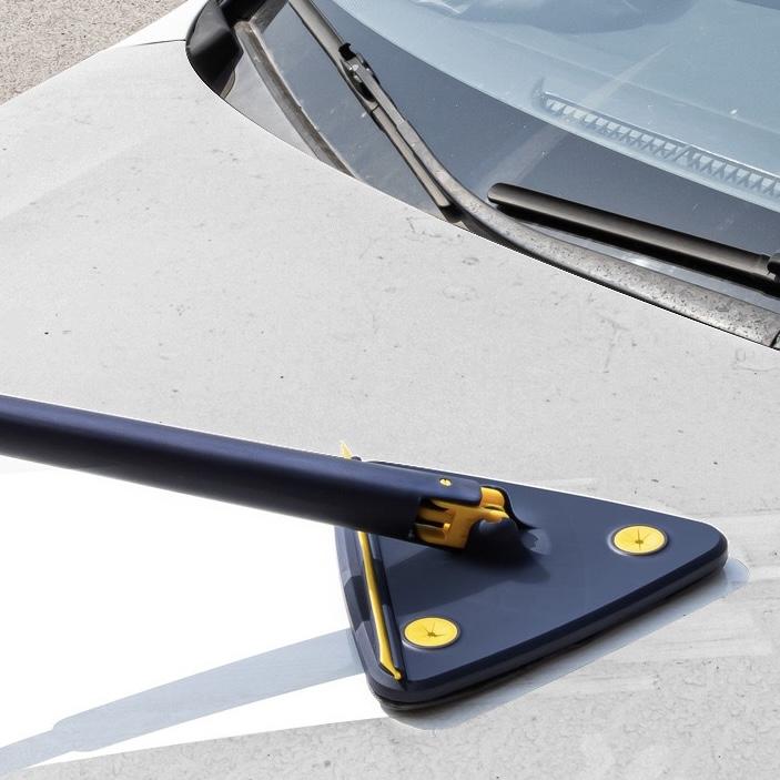 Регулируемый набор треугольных швабр, вращение на 360 градусов, подходит для различных видов домашней уборки и может использоваться на стенах и стеклянных поверхностях.