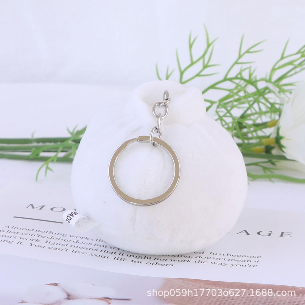 Креативный и милый паровой кулон в виде пуговицы в виде булочки для девочки, пара, школьный рюкзак, украшение, плюшевая кукла