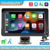 7Inch Multimedia Video Player Wireless Carplay Android Auto Car Radio GPS Navigation Rear View Camera BT AUX For Car Display