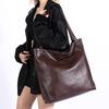 Женская большая сумка большой вместимости, мягкая кожаная сумка через плечо, сумка-тоут
