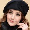 Women's Autumn and Winter Pure Color Temperament Beret