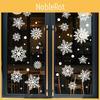 Stickers Window Christmas Set With Snowflake Design For Decoration Festive