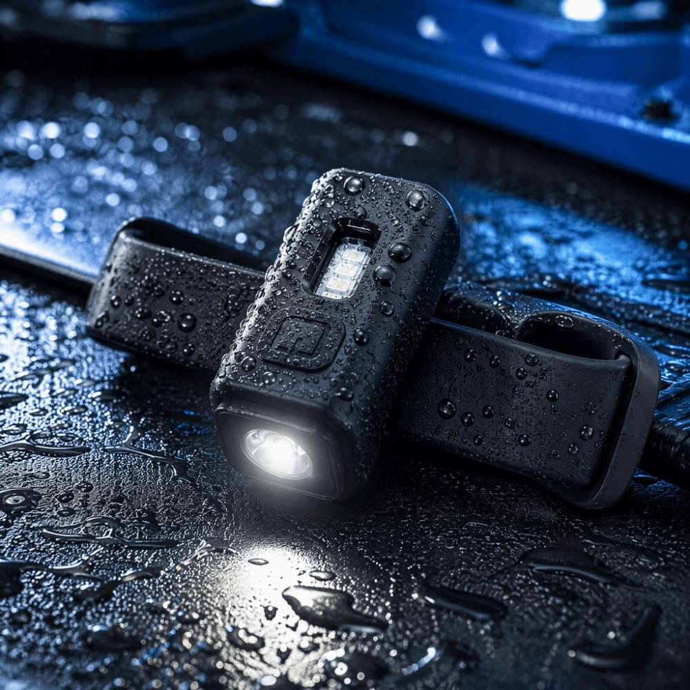 Dual Light Source Wrist Flashlight Dual Source Mini Portable Torch Night Running