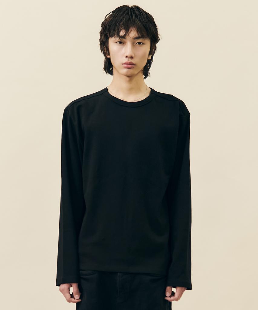 VASTIC Shoulder Line Long Sleeve_Black