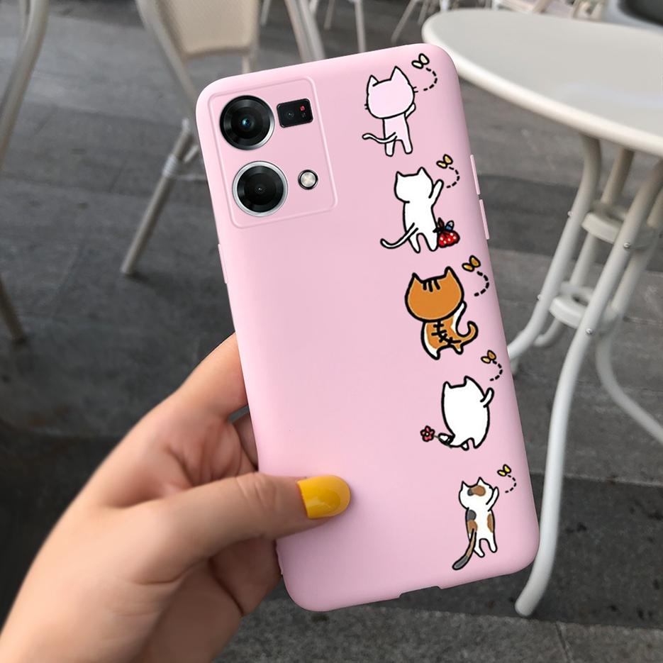 Чехол для Oppo Reno7 4G CPH2363 Oppo F21 Pro 2022 Красивый Чехол с Рисунком Мягкий ТПУ Чехол для Телефона Для Oppo Reno 7 F21 Pro Задняя Крышка