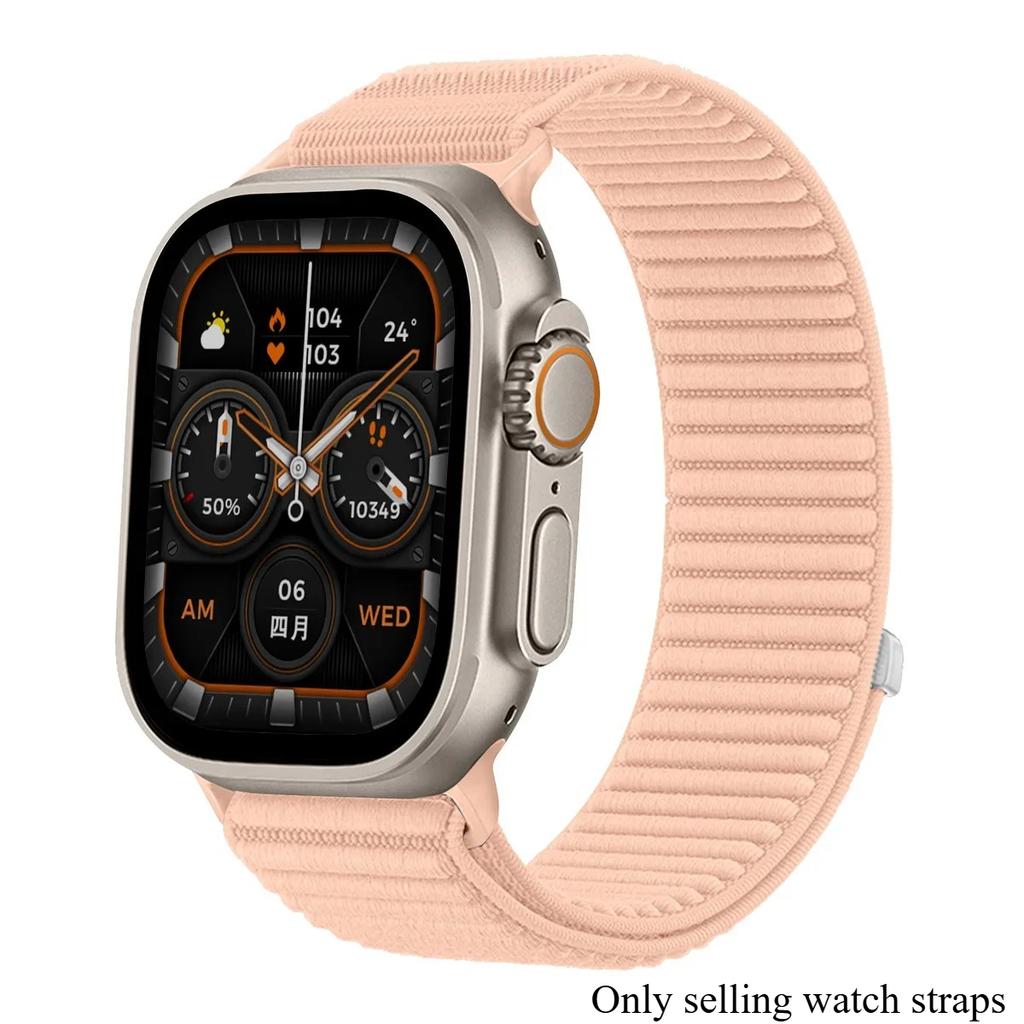 Нейлоновый спортивный ремешок для Apple Watch Ultra3 49 мм 46 мм 45 мм 44 мм 41 мм 42 мм, браслет для iWatch 38 40 мм 11 10 9 8 7 6 5 4 SE, плетеный