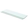 VidaXL Shelf Panels 2 Pcs Transparent Glass 60 X 12 Cm