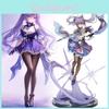 Impact Keqing Genshin Figurine Game Cartoon Model Toys Statuary Christmas Gifts