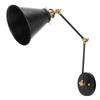 Wall Sconce E27 Vintage Industrial Metal Wall Lamp Arm Adjustable Bedside Reading Light AC85‑265V