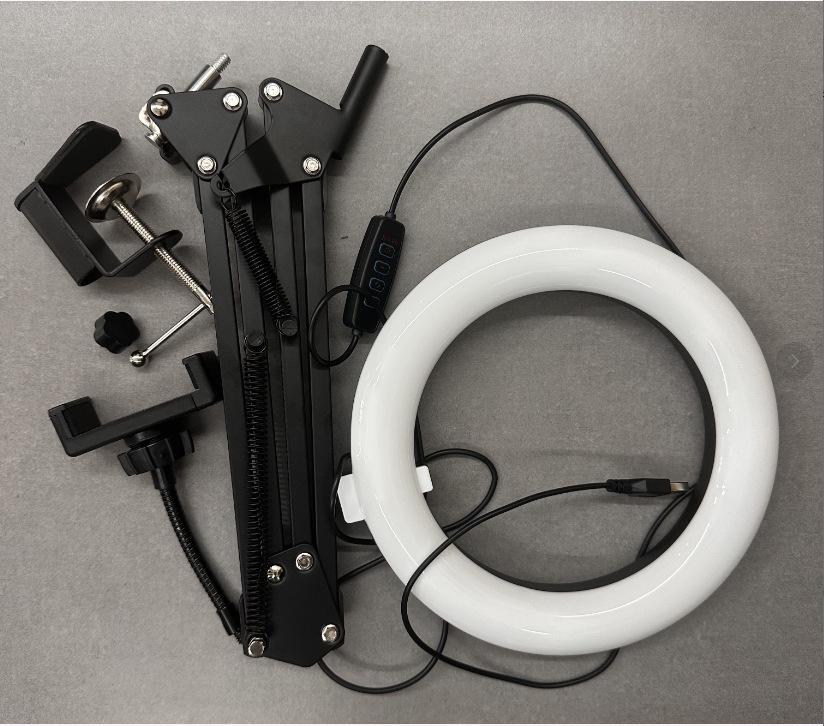 Multifunctional Desktop Shooting Stand with Fill Light for Food Photography & Live Broadcasts