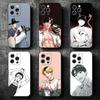 B-J A-Alex Аниме Мягкий Чехол для Телефона для iPhone 16 16E 17 Air 15 Pro Max 14 Plus 13 Mini 11 12 7 Черная Крышка Задняя Панель