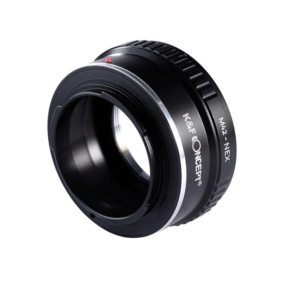 Адаптер для крепления объектива Concept Lens Mount E для Sony E совместимый продукт K&F KF-42E (Конверсия М42)
