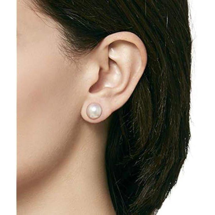 Boucles d'oreilles - Majorica - Lyra - MABÉ Rose - Argent 925 - 1,35GR