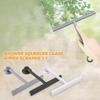 Shower Squeegee Scraper With Handle Glass Wiper Mirror Cleaner With Sucktion Cup Bathroom Silicone Cleaning Tool