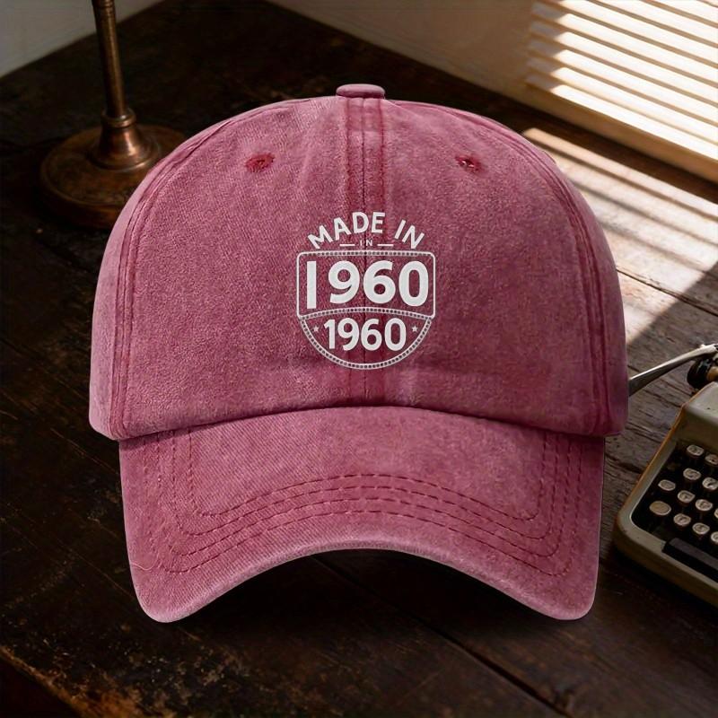 Made In Baseball Cap Washed Cotton Sun Protection Adjustable Hat for Unisex