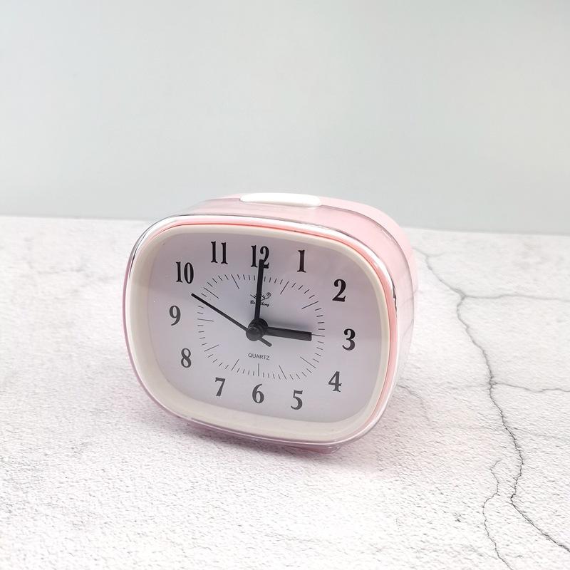 Простые часы Большая мелодия Двутональный будильник Детские прикроватные часы Конфетный цвет