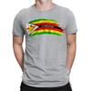 Zimbabwe Flag Africa Country Nationality Football Sports Mens TShirts TopTA38