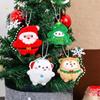 Keychain Christmas Plush Santa Claus Xmas Tree Deer Stuffed Doll Bag Gift Decor