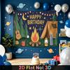 Party Backdrop Happy Birthday Birthday Photo Booth Background Front Door Decor
