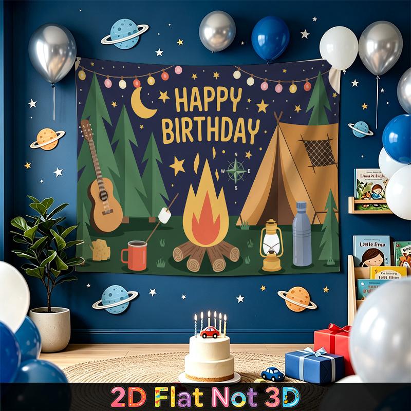 Party Backdrop Happy Birthday Birthday Photo Booth Background Front Door Decor