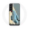 Case - Samsung - Galaxy S21 FE - Flexible - Parakeets Parrots - Blue