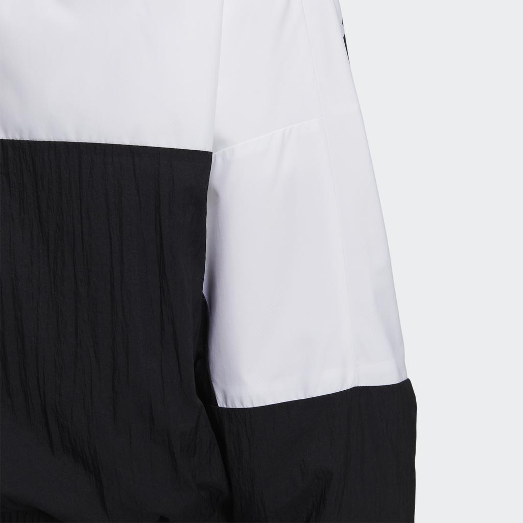 Adidas Женская тканая спортивная куртка Neo W Icons CE+ с воротником-стойкой и контрастным принтом логотипа, черная GP5425