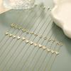 Dainty Side Initial Necklace Gold Color 26 Letter A-Z Heart Name Choker Necklace For Women Fashion Jewelry Gift