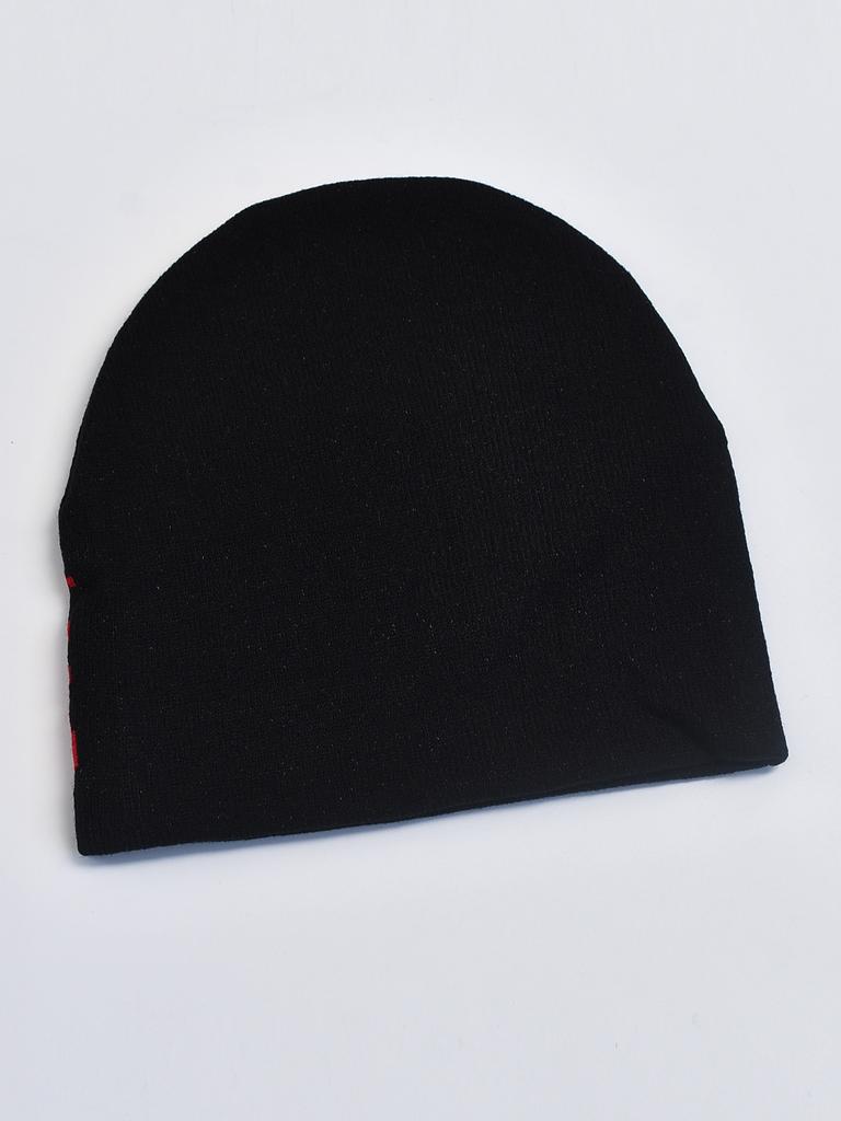 Акриловые жаккардовые вязаные шапки Зимний пуловер Защитная теплая шапка Череп Вязаная спортивная лыжная шапка