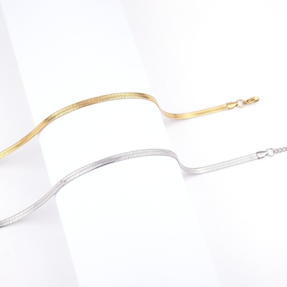 Простое и стильное хип-хоп ожерелье из титановой стали, персонализированное трендовое ожерелье из нержавеющей стали с лезвием, цепочка поставок