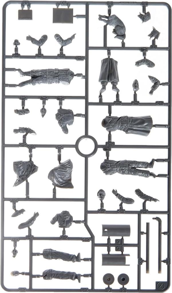 Tamiya 1/35 Военная миниатюра Серия Нет. 212 Немецкая армия Пехотный полевой конференц-набор Пластиковая модель 35212