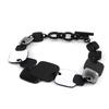 [H8342] - Designer Bracelet 'Nora' Black White