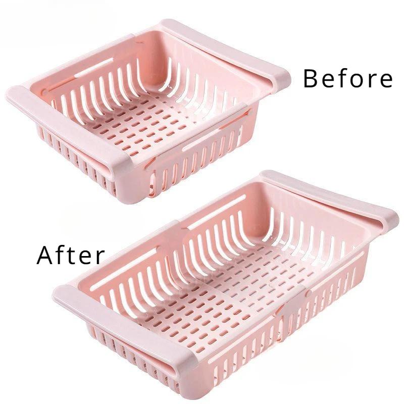 Органайзер для холодильника, ящик для хранения, ящик холодильника, пластиковый контейнер для хранения, полка для фруктов, яиц, ящик для хранения еды, кухонные аксессуары