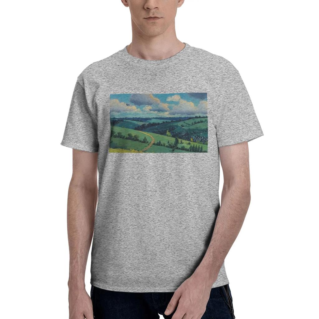 Laputa castle in the sky Men TShirt Plus Size T Shirts Mens ONeck Cotton Tees Short Summer Male