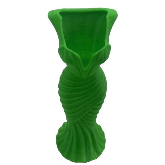yangyizhi Evening Dress Vase, Elegant Mermaid 3D Printed Plastic Decorative Vase for Home Table Shelf Decor