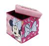 Arditex WD14424 Текстильный табурет DISNEY-Minnie - Ящик для хранения, 30x30x30см
