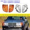 For 1985-1995 Mercedes-Benz E300/320/420/500 300/400/500E Cornering Lamps Signal 1248260043 1248260143 1248260743 1248260843 Bulbs 7