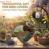Handmade Fiber Bird Nesting Heart, Refillable Birds Haven 1 Heart Shape Hummingbird Nesting And 80g Of Nest Materials