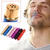 1PCS Nasal Inhaler for Essential Oils Aromatherapy Blank Aluminum Tubes 5ml Refillable with Replacement Wicks