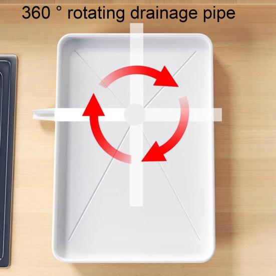 Полка для сушки посуды Большая вместимость Нескользящая конструкция Стабильный автоматический слив Простота установки Экономия места