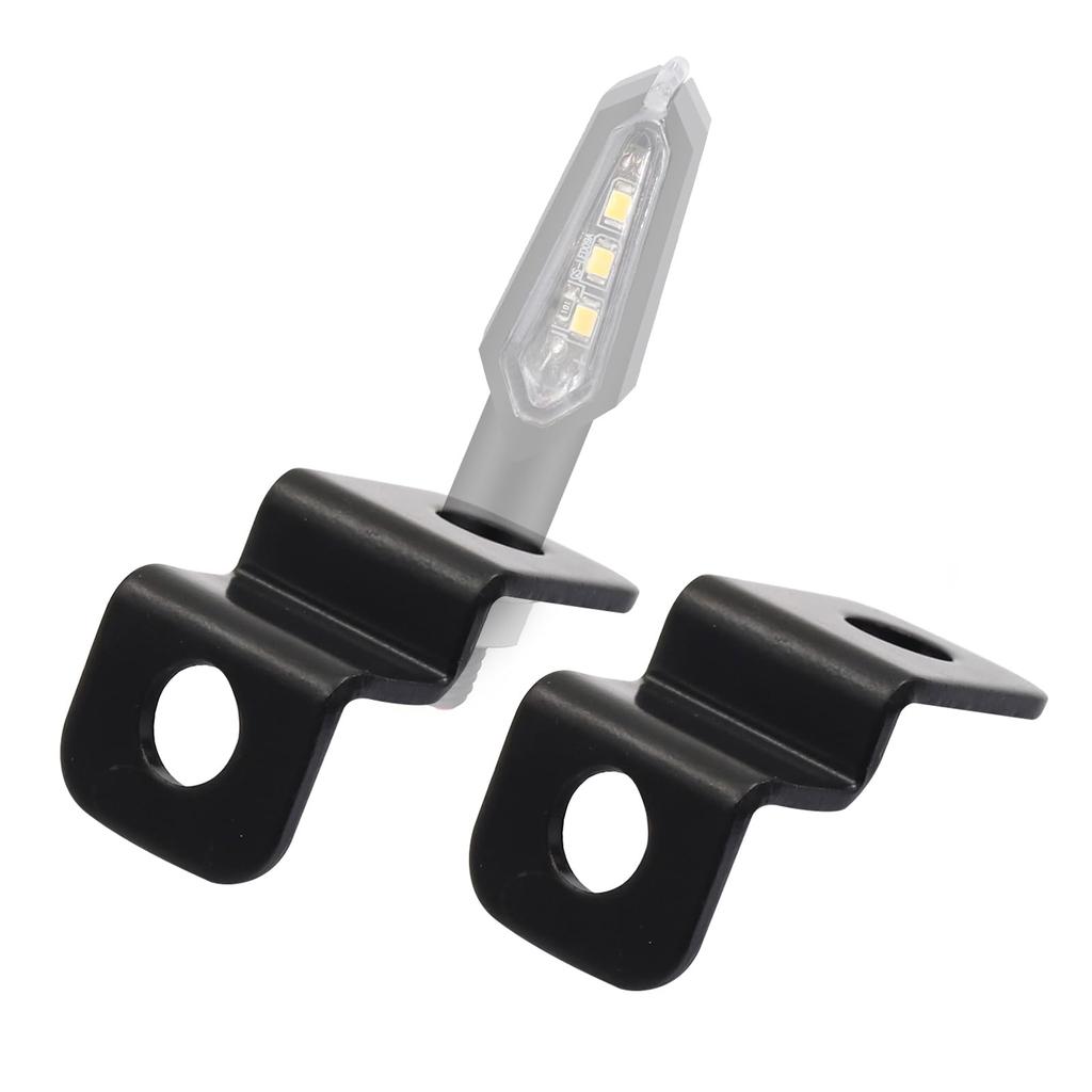 Biqing 2 Pcs Fog Light Stays Universal Turn Signal Stay W-Shaped Design Motorcycle Turn