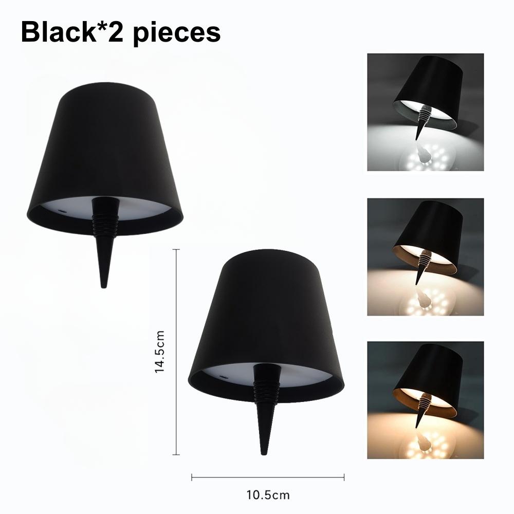 AITHEA Wireless LED Wine Bottle Light Rechargeable Vases Table Lamp Touch Switch Night Light for Cafe Bar Club Restaurant Decor