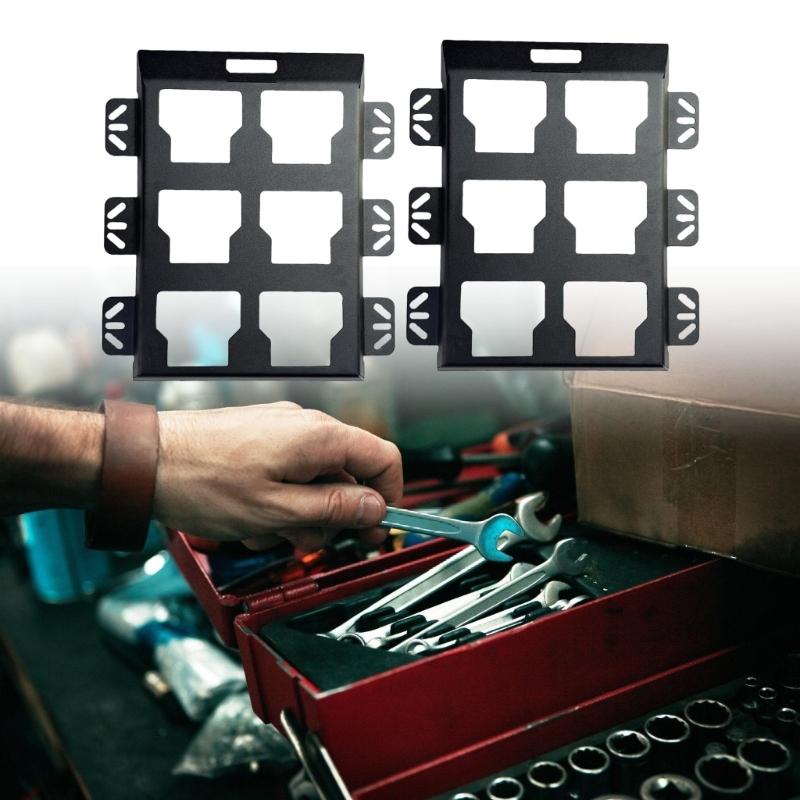 Крепление на стену для Packouts Металлическая монтажная база для хранения ящиков с инструментами на стене или полу Пластина половинной ширины для организации инструментов